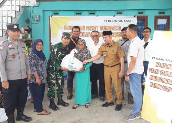 Sambut Hari Raya Idul Fitri, PT. Kelantan Sakti Kembali Berikan Bantuan Sembako Untuk Kaum Dhuafa