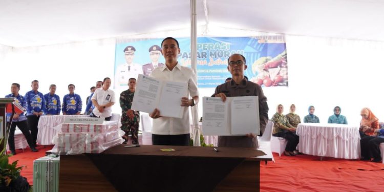 Pemkab dan Kejari OKI Gelar Pasar Murah Serta Pulihkan Aset dan Kerugian Negara