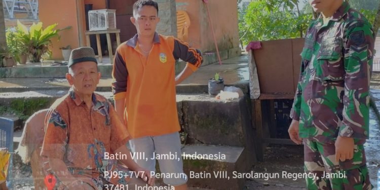 Tetap Siaga Menjelang Lebaran, Babinsa Koramil 420-02/Ma Limun Apel Malam di Pos Pam Lebaran