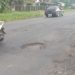 Pemudik Sepeda Motor Ngeluh Jalan Prabumulih -Palembang Masih Banyak Berlobang