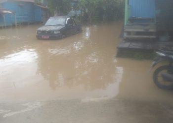 1 syawal 1446 H yang ternodai oLeh banjir tahunan di Malinau