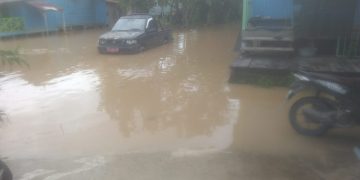 1 syawal 1446 H yang ternodai oLeh banjir tahunan di Malinau