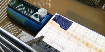 1 syawal 1446 H yang ternodai oLeh banjir tahunan di Malinau