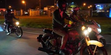 Bupati OKI dan Rombongan Keliling Naik Motor, Pantau Keamanan Malam Takbiran Hari Raya Idul Fitri 1446 H