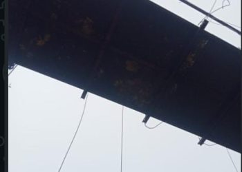 Gonta Ganti Kontraktor, Proyek Milyaran Jembatan Gantung Kuripan Selatan Empat Petulai Dangku Muara Enim Diprotes Warga Dan Kades