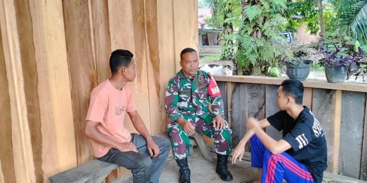 Serda Suprapto,T lakukan pembinaan teritorial melalui komunikasi sosial.
