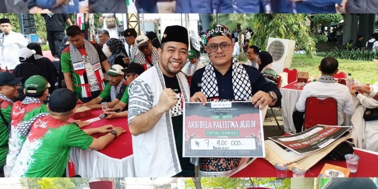 Oganisasi Masyarakat Kota Palembang (Per-maskot), menggalang dana untuk membantu masyarakat Palestina