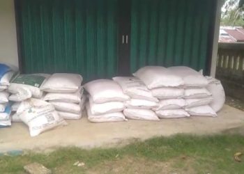 Temuan pupuk di duga salah penempatan dan salah kebijakkan di desa Tanjung Benuang Merangin-Jambi