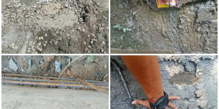Diduga Pembangunan SPAL RT 05 RW 02 Kelurahan Gunung Gajah Lahat Ladang Korupsi Nur Aprilia