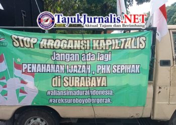 Aksi Solidaritas Organisasi Pemuda Tuntut Keadilan atas Penahanan Ijazah di Surabaya