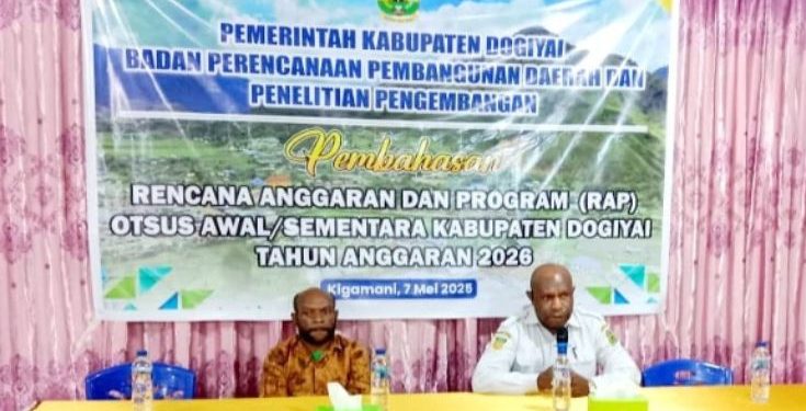 Strategi Dogiyai Susun RAP Otsus 2026 Demi Kesejahteraan Warga Asli Papua