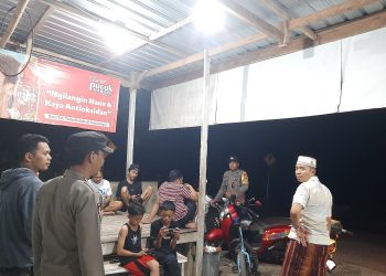 Patroli Biru ” Blue Light” Polsek Sabbangparu Antisipasi Gangguan Kamtibmas Malam Hari