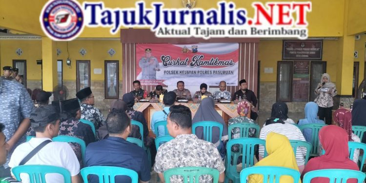 Polres Pasuruan Mengenalkan Jenis Narkoba dan Tekankan Pentingnya Siskamling dalam “Jumat Curhat”
