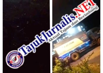 Diduga Tangki Biru PT Sri Karya LintasSindo SKS Masuk Gudang Penimbunan BBM Ilegal Milik ‘Ibout”