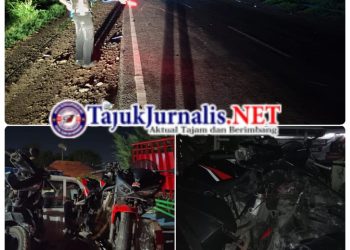 Benturan Maut di Jalan Raya Camplong, Dua Nyawa Melayang