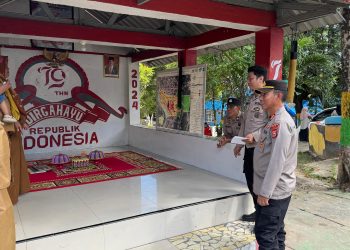 Kapolsek Tempe Kordinasi Dengan Aparatur Pemerintah Kelurahan Dalam Rangka Mengikuti Penilaian Lomba HARKAMTIBMAS