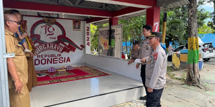 Kapolsek Tempe Kordinasi Dengan Aparatur Pemerintah Kelurahan Dalam Rangka Mengikuti Penilaian Lomba HARKAMTIBMAS
