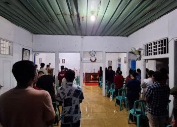 Pastikan Pelaksanaan Ibadah Kenaikan Yesus Kristus Aman, Polsek Tempe Laksanakan Pengamanan Gereja
