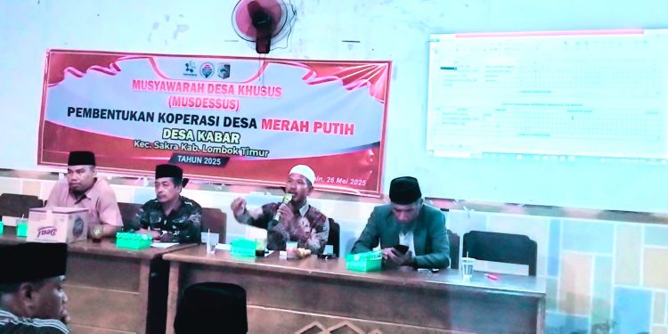 Hadi syafrulloh,S.T Terpilih sebagai ketua Anggota Koprasi Desa Merah Putih Kabar. Warga Desa kabar Ucapkan Selamat.