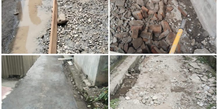 Jalan Cor Beton RT 04 RW 02 Kelurahan Talang Jawa Utara Lahat TA 2025 Diduga Ajang Korupsi Lurah