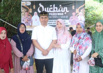 Idul Adha 1446 H, Polres Wajo Bagikan Daging Qurban dari 11 Ekor Sapi