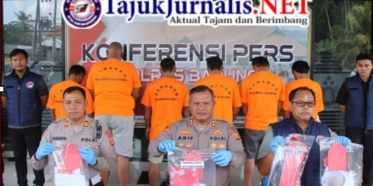 Polres Badung Ungkap Enam Kasus Narkotika dalam Sebulan, Enam Tersangka dan Puluhan Paket Sabu Diamankan