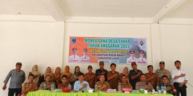 Desa, ulak Bandung Monev DD Tahap 1 tahun 2025, membangun balai serbaguna
