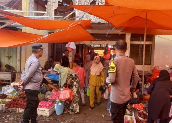 Polsek Pammana Intensifkan Pengamanan Pasar, Pastikan Aktivitas Jual Beli Aman dan Nyaman