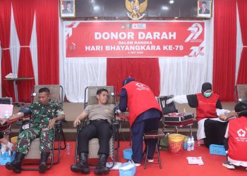 Aksi Kemanusiaan Polres Wajo: Donor Darah Bersama PMI Sambut Hari Bhayangkar ke-79
