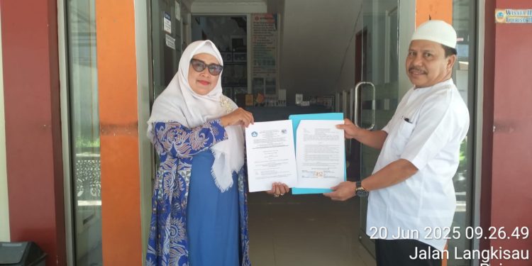 LKP DWI Lestari College Tanda Tangan MOU Dengan Homestay & Resto Dena