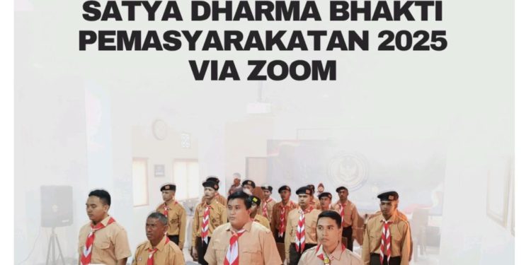 Lapas Sidoarjo Ikuti Pembukaan Perkemahan Satya Dharma Bhakti Pemasyarakatan 2025