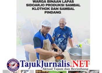 Lapas Sidoarjo Dorong Pembinaan Berbasis UMKM: Warga Binaan Lapas Sidoarjo Produksi Sambal Sambal Klothok dan Sambal Pindang