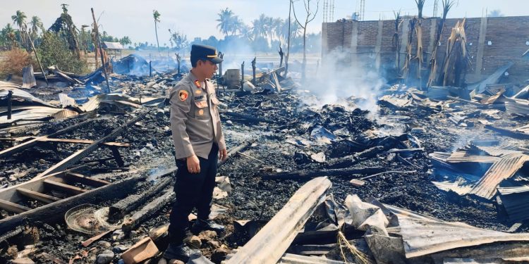 Tujuh Rumah Ludes, Kerugian Ditaksir Capai Rp700 Juta