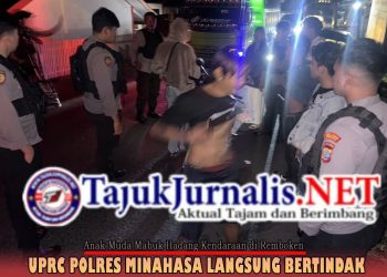 UPRC Polres Minahasa Amankan Pemuda Mabuk yang Hadang Kendaraan di Remboken 🚨