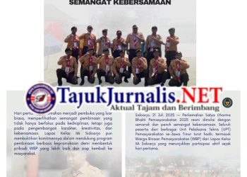 Perkemahan Satya Dharma Bhakti Pemasyarakatan 2025 Resmi Dimulai Dengan Semarak Dan Penuh Semangat Kebersamaan