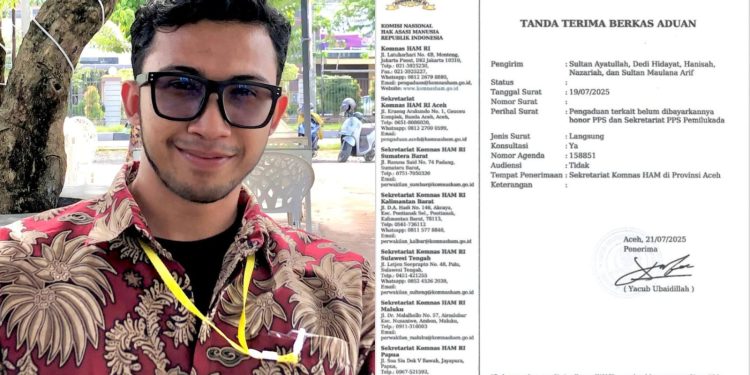 Gaji Yang Tidak Kunjung Dibayar PPS Aceh Timur Mengadu Ke Komnas HAM.