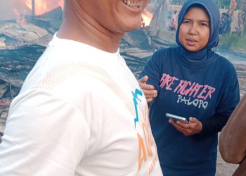 “Sijago merah menhanguskan tiga kios di lokasi Pasar Rakyat Noling”
