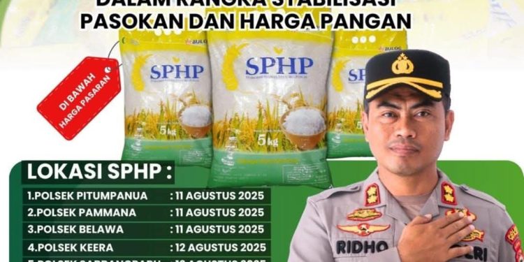 Polres Wajo Hadirkan Pasar Murah Polri untuk Ringankan Beban Ekonomi Masyarakat