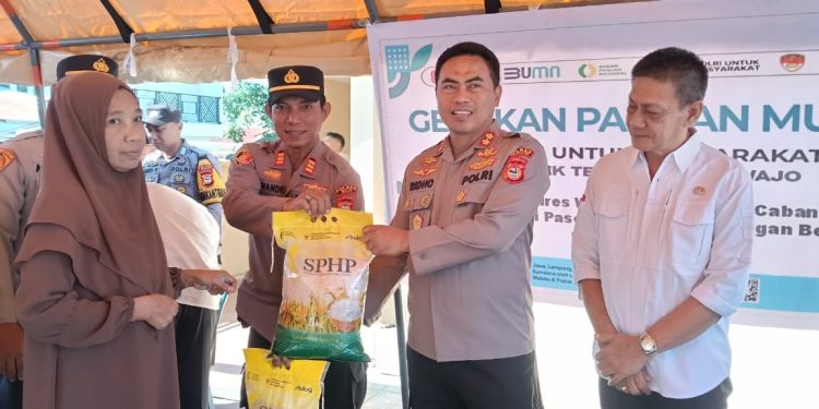Kapolres Wajo Bangga GPM Polsek Tempe Sukses Bantu Warga Dapatkan Beras Murah