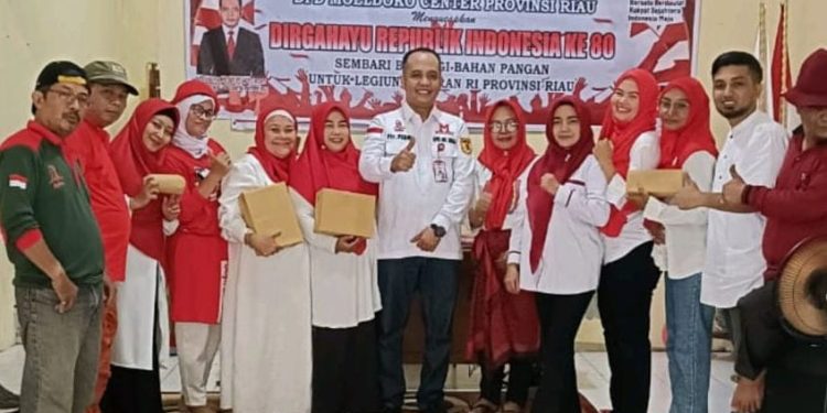 Moeldoko Center Riau & Legiun Veteran RI Riau Merayakan HUT RI ke-80 Bersama