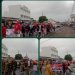 Peserta Karnaval Dijalan Raya Gelumbang di HUT RI Ke-80 Semangat & Semarak