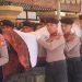 Kapolres Wajo Hadiri Upacara Pelepasan Jenazah AKP (Purn) Sudarman, SE, MH, Waka Polres Pimpin Upacara
