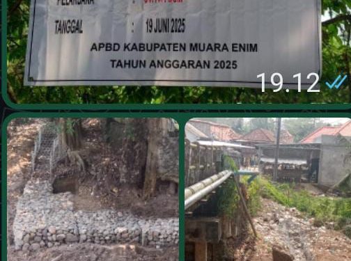 Proyek Bronjong Desa Teluk Jaya Diduga Tak Sesuai Spesifikasi, Kontraktor Misterius 