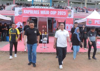 Kapolres Wajo Cup 2025 Resmi Dibuka, Meriahkan HUT RI ke-80 dan HUT Polri ke-79