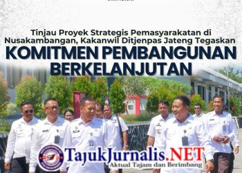 Tinjau Proyek Strategis Pemasyarakatan di Nusakambangan, Kakanwil Ditjenpas Jateng Tegaskan Komitmen Pembangunan Berkelanjutan