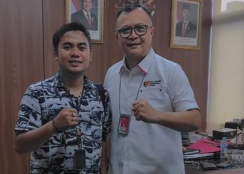 Sekum Forum Reporter Jurnalis Republik, Arul, Ucapkan Selamat Ulang Tahun ke-50 untuk Kombes Pol Ruben Takaendengan S.I.K