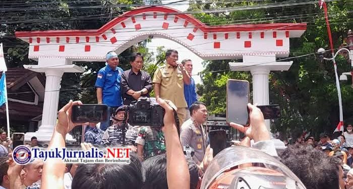 Gubernur Sulut Sambut Hangat dan Apresiasi Aksi Demo Damai Buruh Sulawesi Utara