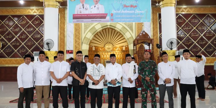 Kapolres Wajo Hadiri Shalat Dhuha Berjamaah, Tegaskan Komitmen Kabupaten Wajo sebagai Daerah Religius