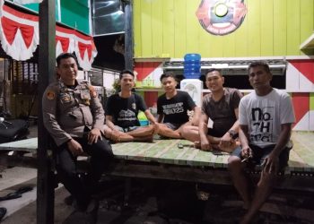 Personil Polsek Tempe Patroli Di Atakkae Ciptakan Situasi Aman dan Kondusif