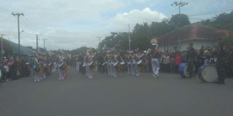 Genderang Suling Gita Jala Taruna AAL Angkatan ke-72 di Tarakan kota tarakan, 14 september 2025